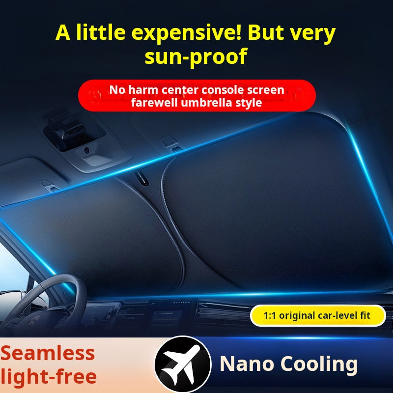 Portable Car Windshield Sunshade: Thermal Protection for Your Vehicle - MOLUCKS