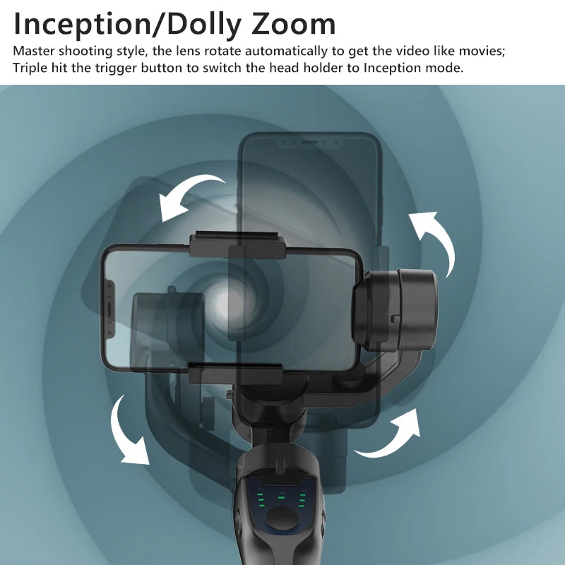 3-Axis Gimbal Stabilizer for Smooth Videos - MOLUCKS