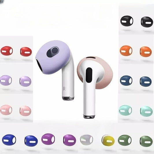 2024 New AirPods 3rd Generation Silicone Protective Case: Skin Covers, Earpads, and Ear Cover Tips Accessories for Apple AirPod 3