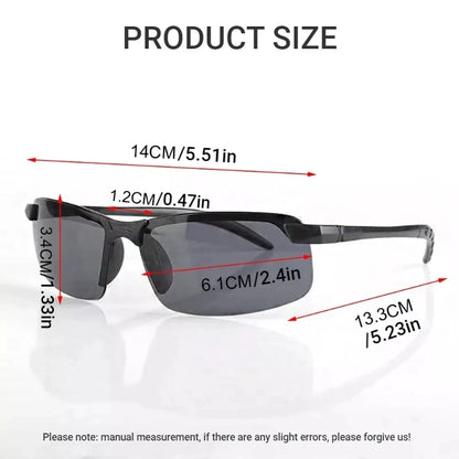 FG Men Night Vision Glasses for Driving Yellow Glasses PC Frame Sunglasses Outdoor Glasses To Handle At Night Anti Glare Gafas