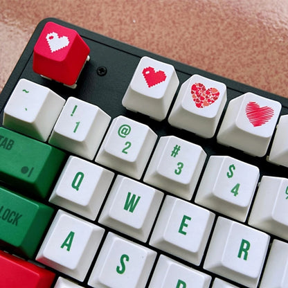 Pixel Heart Keycap for Mechanical Keyboards