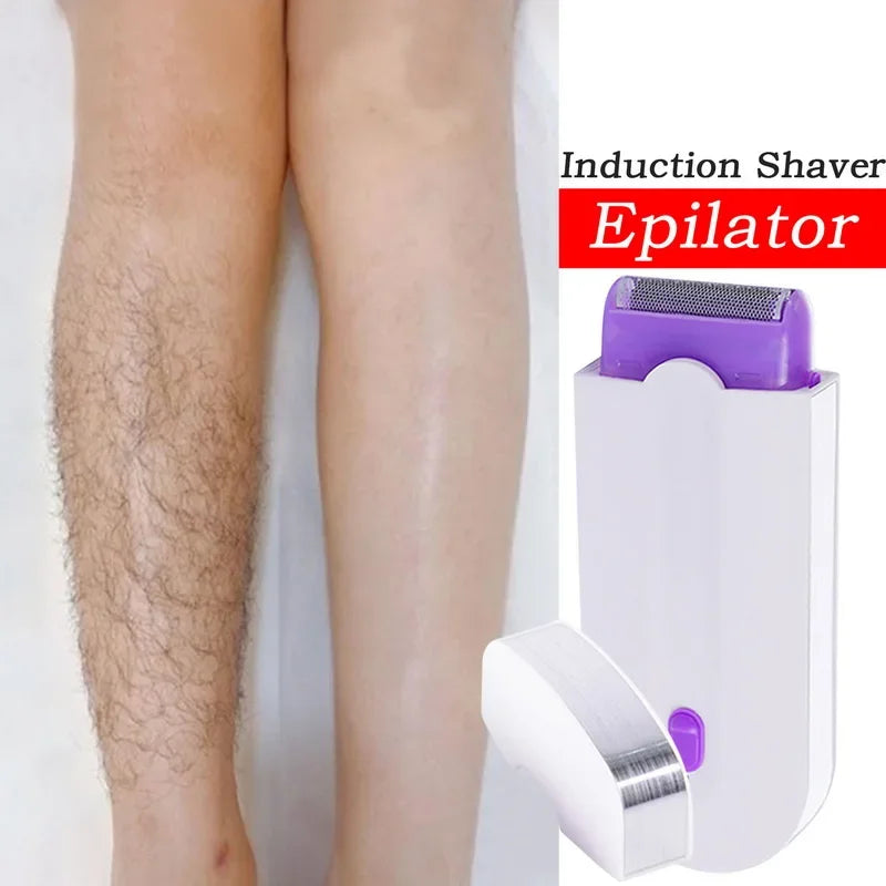 Painless Electric Epilator for Women: Portable, Rechargeable, and Safe Hair Removal - MOLUCKS