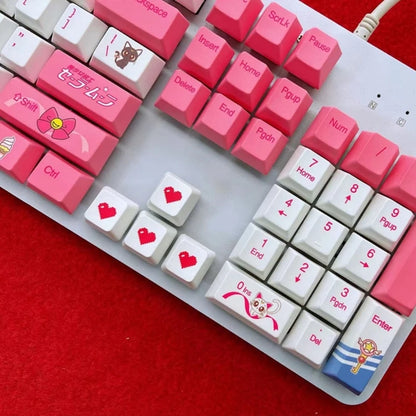 Pixel Heart Keycap for Mechanical Keyboards