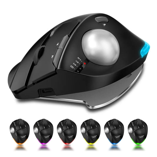 Trackball Mouse – 3-Mode Wireless for 2D/3D Design, Cross-Screen CAD, and PS Customization