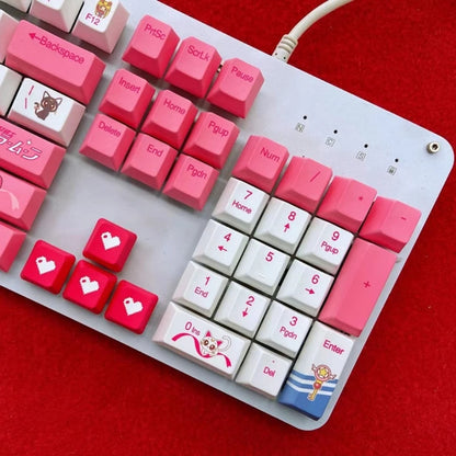 Pixel Heart Keycap for Mechanical Keyboards