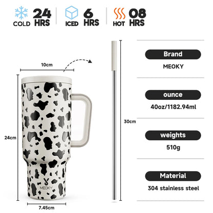 "Meoky 40oz Tumbler: Stylish, Insulated & Perfect Gift!" - MOLUCKS