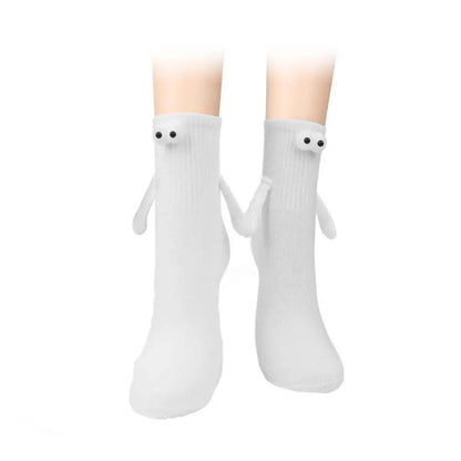 Magnetic Attraction Cartoon Eye Couple Socks