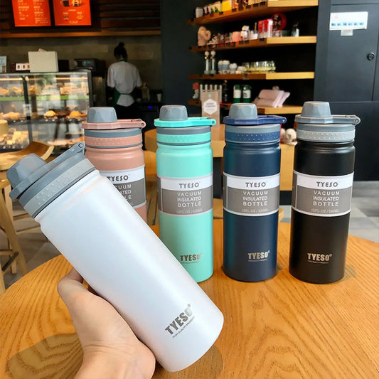 Portable Insulation Thermos Bottle Double Walled Vacuum Flasks Keeps Hot & Cold Stainless Steel Water Bottle Sport Thermal Mug