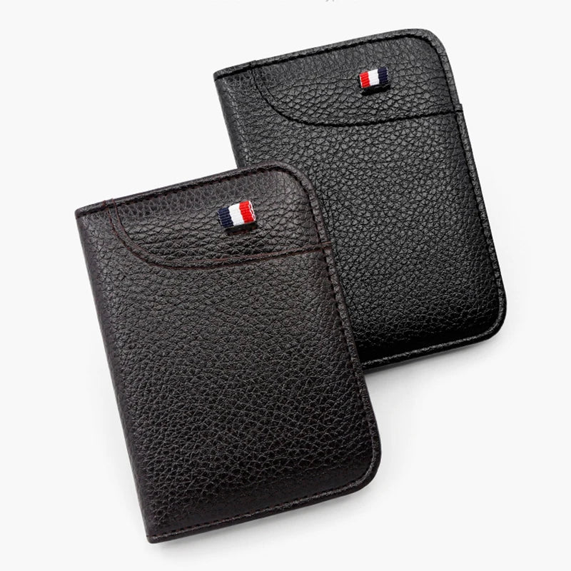 Super Slim Minimalist Leather Wallet