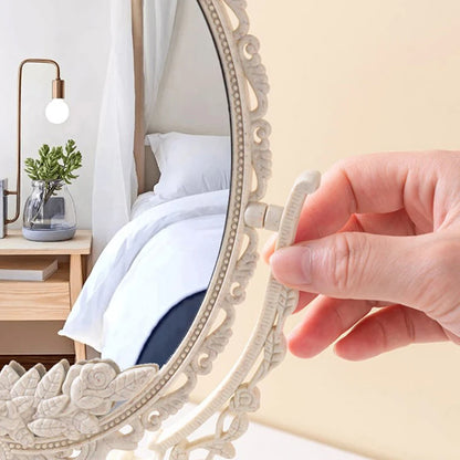 Scandinavian Makeup Mirror | Vintage Decorative Mirror