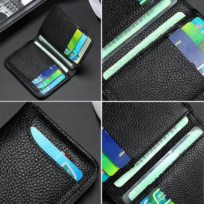 Super Slim Minimalist Leather Wallet