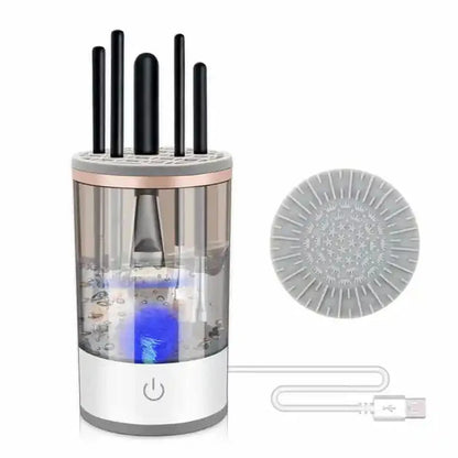 Portable Electric Makeup Brush Cleaner with Dryer & Storage - MOLUCKS