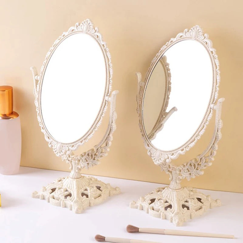 Scandinavian Makeup Mirror | Vintage Decorative Mirror