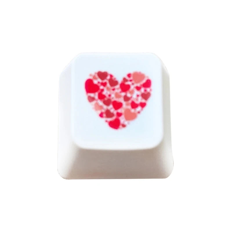 Pixel Heart Keycap for Mechanical Keyboards