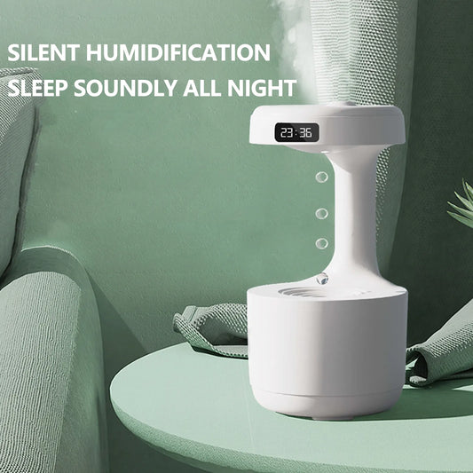 800ML Anti-gravity Water Drop Humidifier 2 Modes 4H Power-off Protection Levitating Water Drops Ultrasonic Cool Mist Maker Fogge