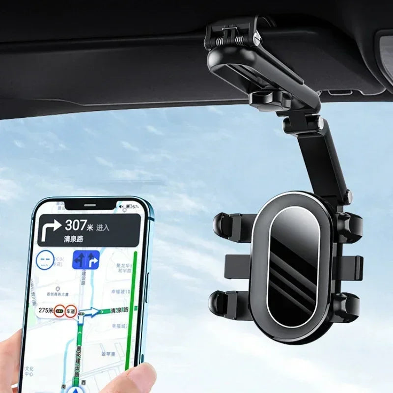 Multi-Functional Car Phone Holder with Rear View Camera - MOLUCKS