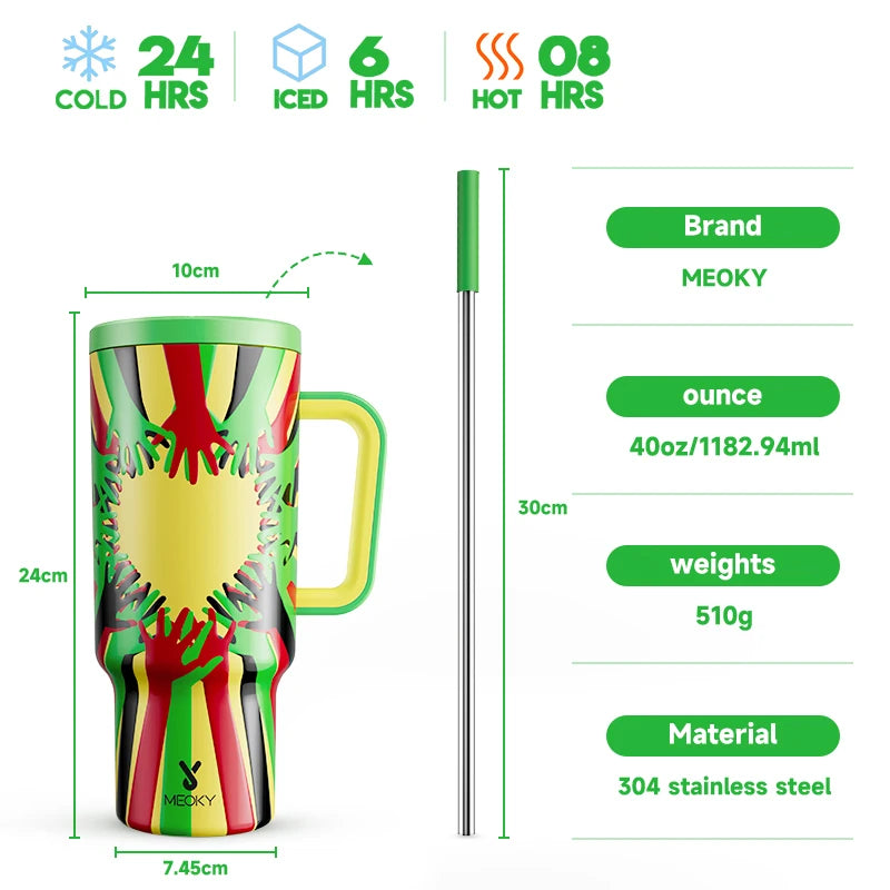 "Meoky 40oz Tumbler: Stylish, Insulated & Perfect Gift!" - MOLUCKS