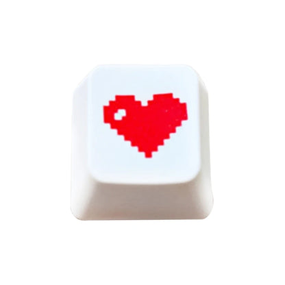 Pixel Heart Keycap for Mechanical Keyboards