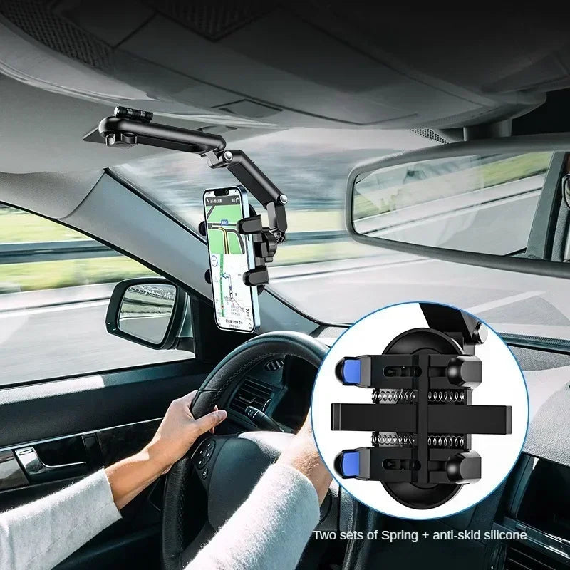 Multi-Functional Car Phone Holder with Rear View Camera - MOLUCKS