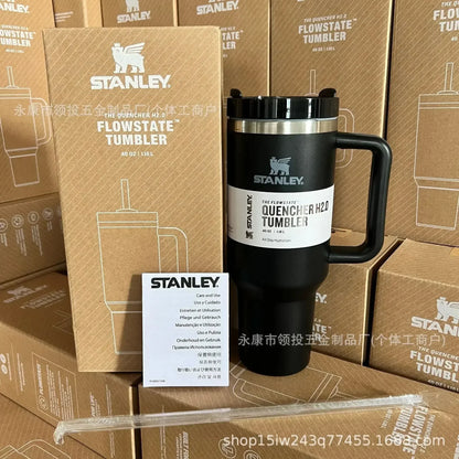 Stainless Steel Insulated Travel Mug with Straw