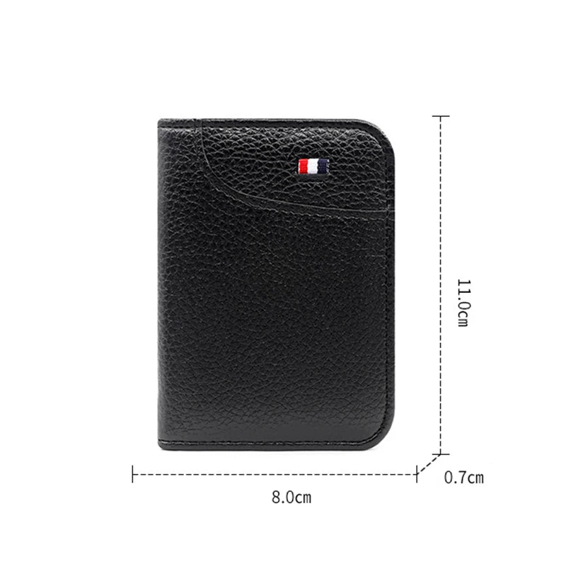 Super Slim Minimalist Leather Wallet