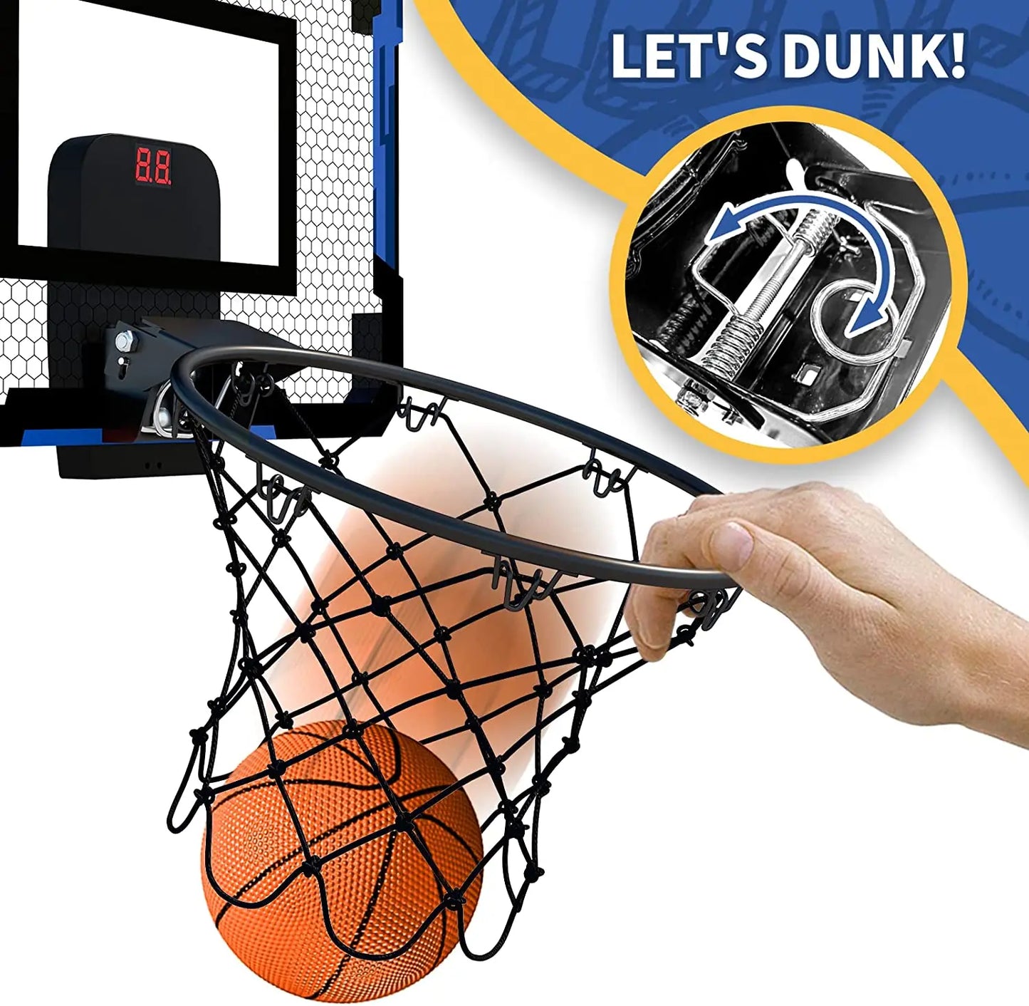 Mini Basketball Hoop Set For Kids Outdoor Games and Indoor