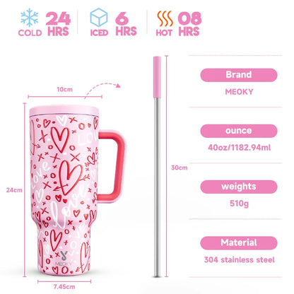 "Meoky 40oz Tumbler: Stylish, Insulated & Perfect Gift!" - MOLUCKS