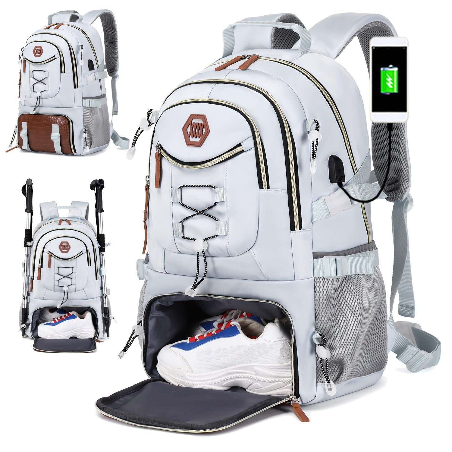 Large Capacity Travel Backpack: Versatile & Spacious - MOLUCKS