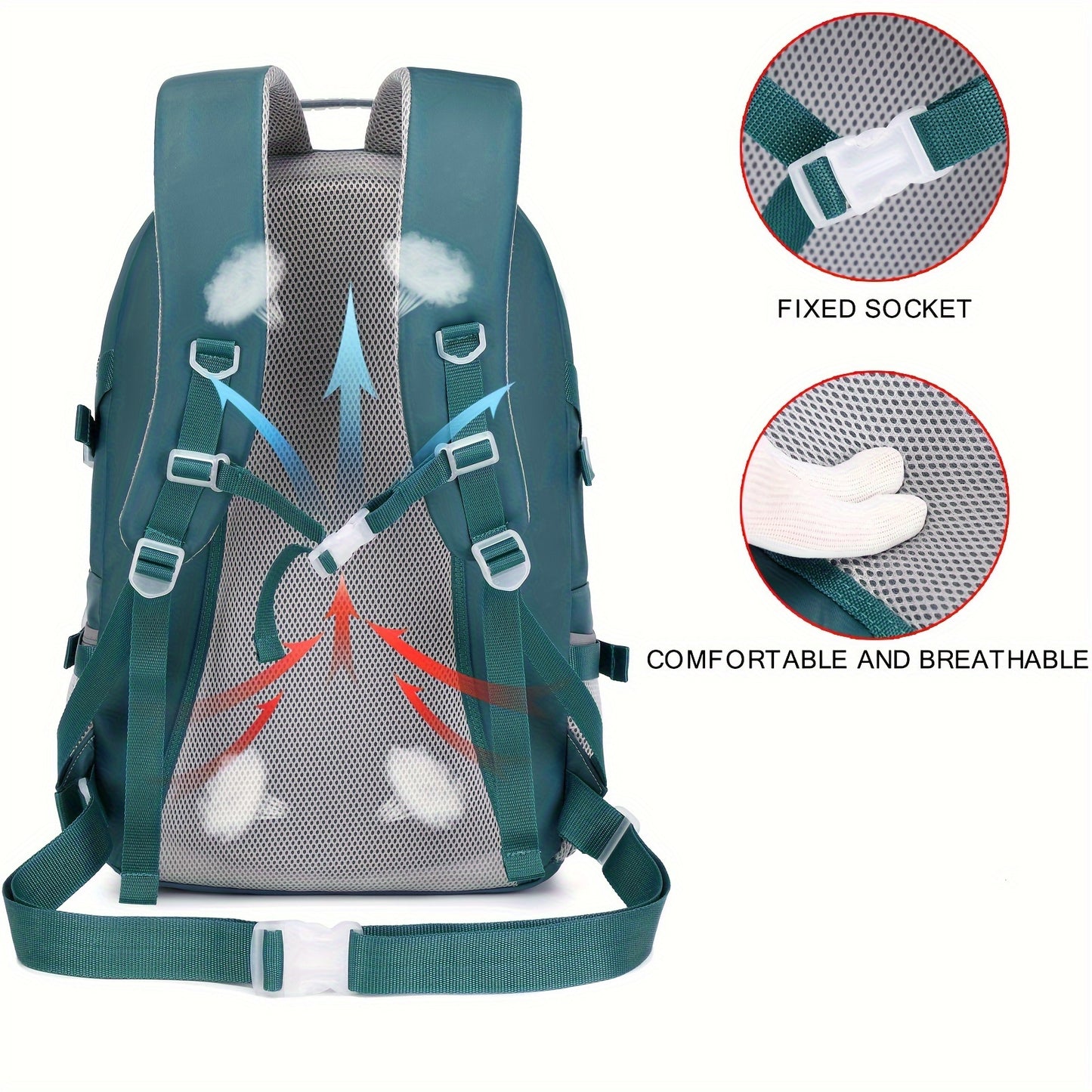 Large Capacity Travel Backpack: Versatile & Spacious - MOLUCKS